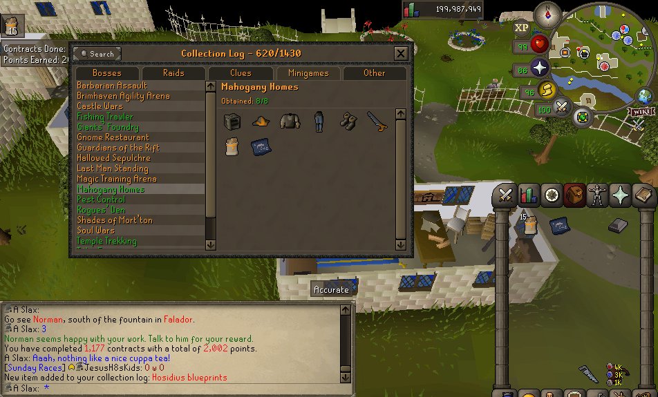 Slax_OSRS's tweet image. Few more green logs finished