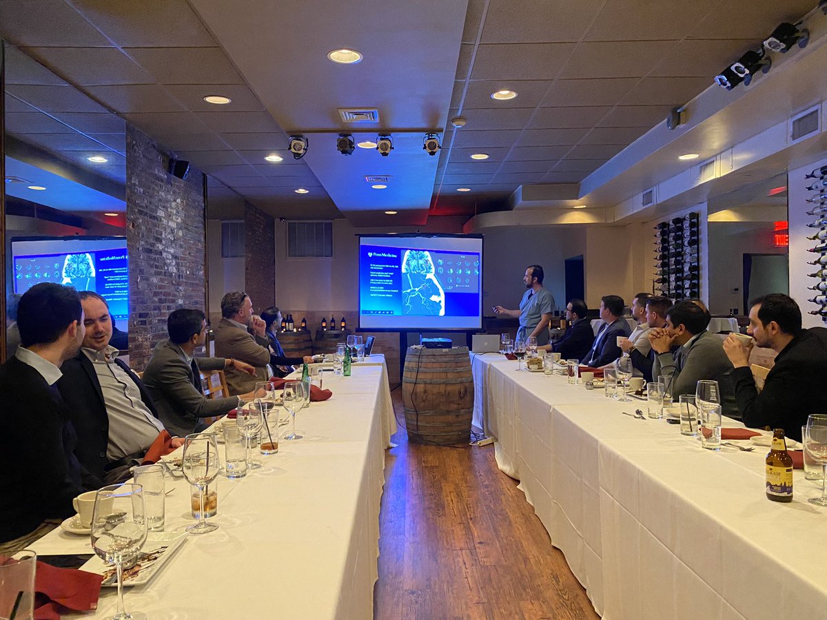 Great presentation <a href="/almuftifawaz/">Fawaz Al-Mufti, MD, FSVIN</a> on MeVo #stroke #thrombectomy yesterday at #Philadelphia embo club <a href="/sudhakar_satti/">Sudhakar R. Satti, MD, FAHA</a> and interesting case discussions presented by all #Philly #cerebrovascular centers <a href="/PennNSG/">Penn Neurosurgery</a> <a href="/visishs/">Visish M. Srinivasan, MD</a> <a href="/ReidGooch/">Reid Gooch</a> …