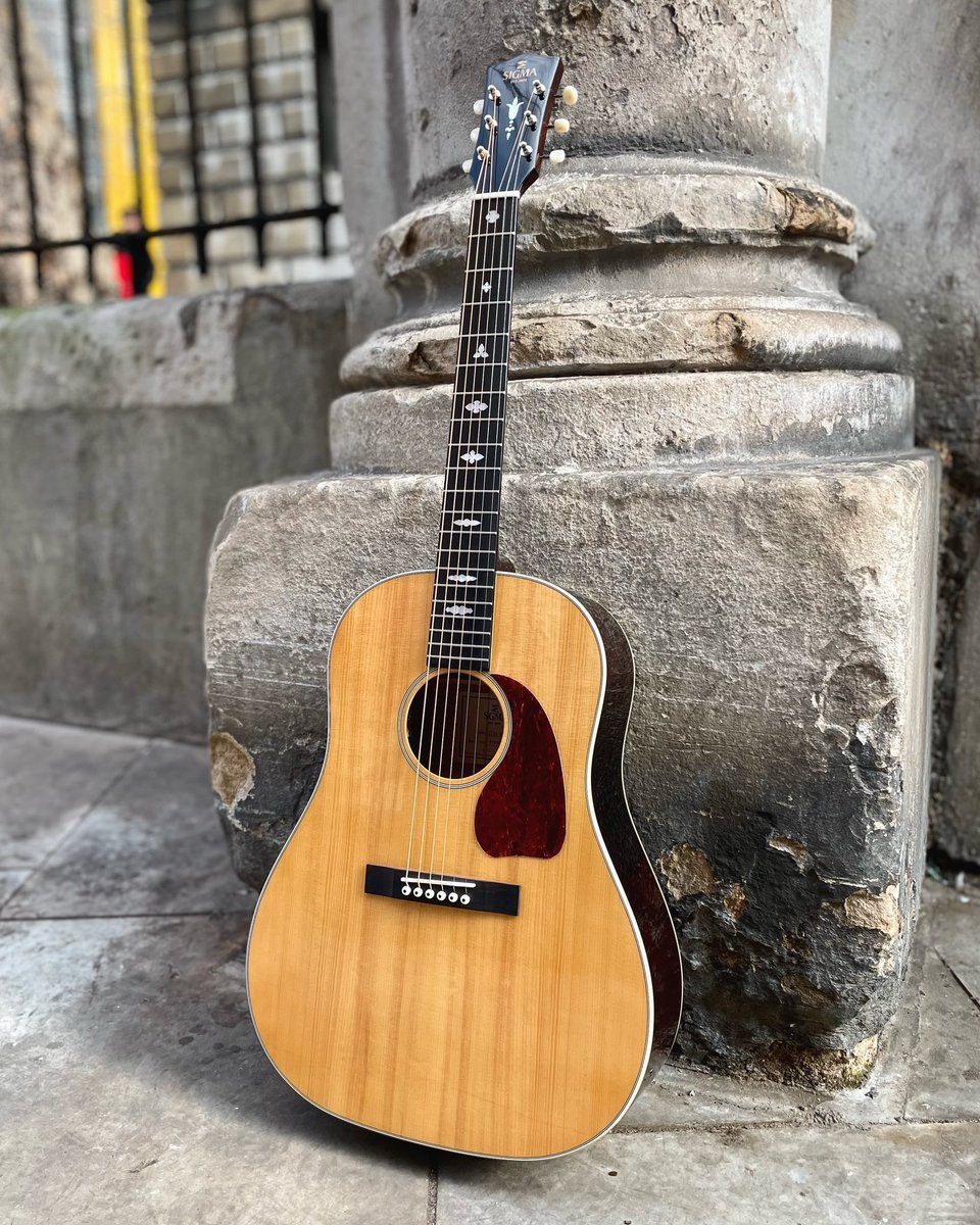 The Sigma SJM-SG45-AN is one of our favourites from the SG All Solid Series, featuring a solid Adirondack Spruce top, solid mahogany back &amp; sides, and a LR Baggs EAS-VTC pickup system.

#SigmaGuitars #acousticguitar