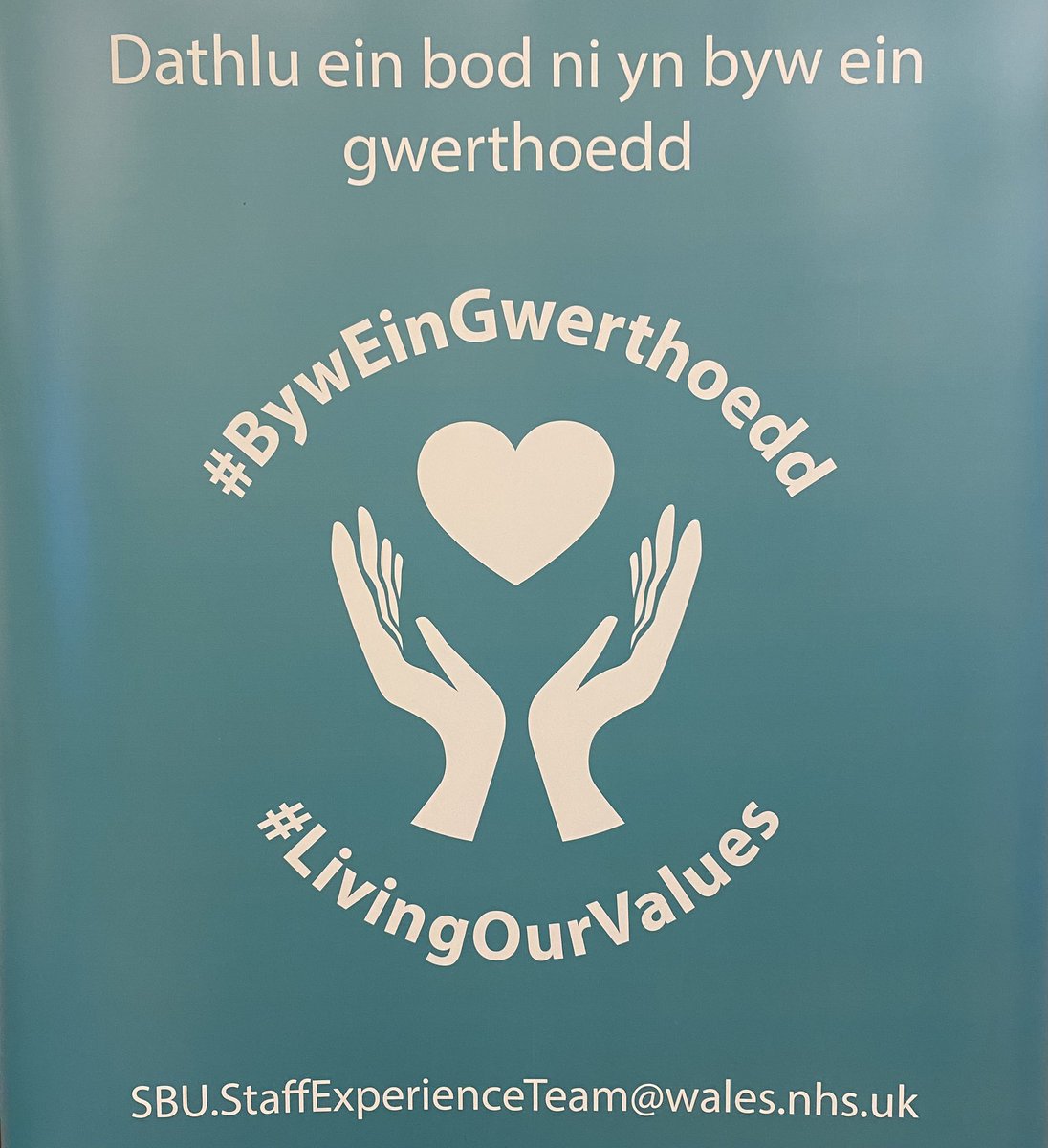 Staff Experience Team on tour at Neath Port Talbot Hospital @SwanseabayNHS this morning 🤩 Come and speak to us about this years Living Our Values Awards! 🥇 Come & find us in the Ed Centre at the Quality Strategy Launch 🚀 #LOVAwards2023 @BecsShaw_1985