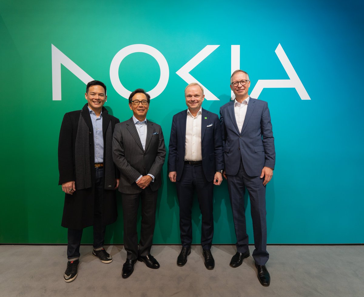 Nokia and Taiwan Mobile sign a MoU in #sustainability with advanced energy-saving solutions. 

Together we will support Taiwan Mobile to deploy a greener network, deliver better performance, and lessen environmental impact. 
#ESG #MWC23