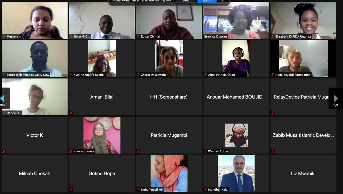 igedafrica's tweet image. THROWBACK: Africa Regional Workshop on Family Law Reform Equality Now, which was held in Kenya last year.

#AfricaFamilyLaws, #FreeourFamilyLaws, #WeCannotWait