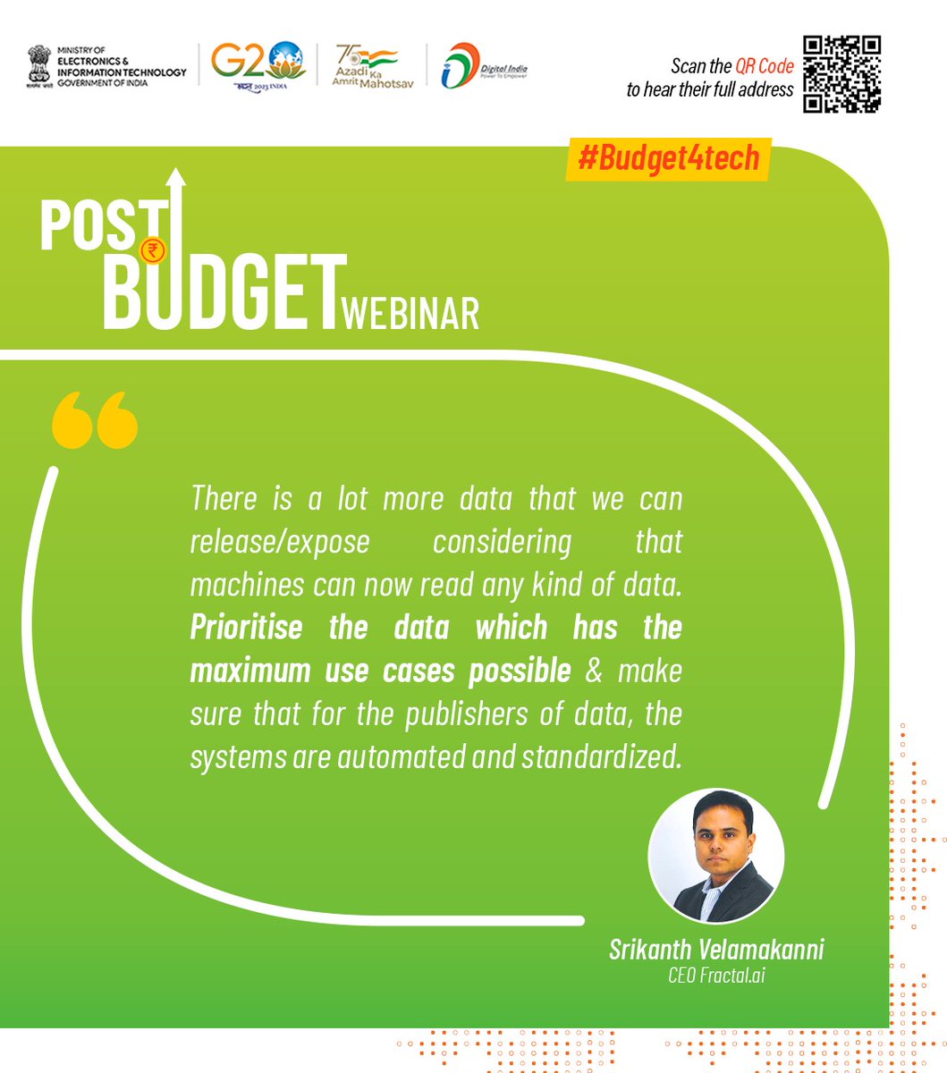 _DigitalIndia's tweet image. #Budget4Tech @fractalai @niramaianalytix