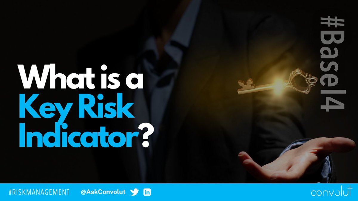 AskConvolut's tweet image. A Key Risk Indicator is an indicator aimed to measure companies&apos; exposure to a given risk at a particular time. #riskmanagement #Basel4 #finance