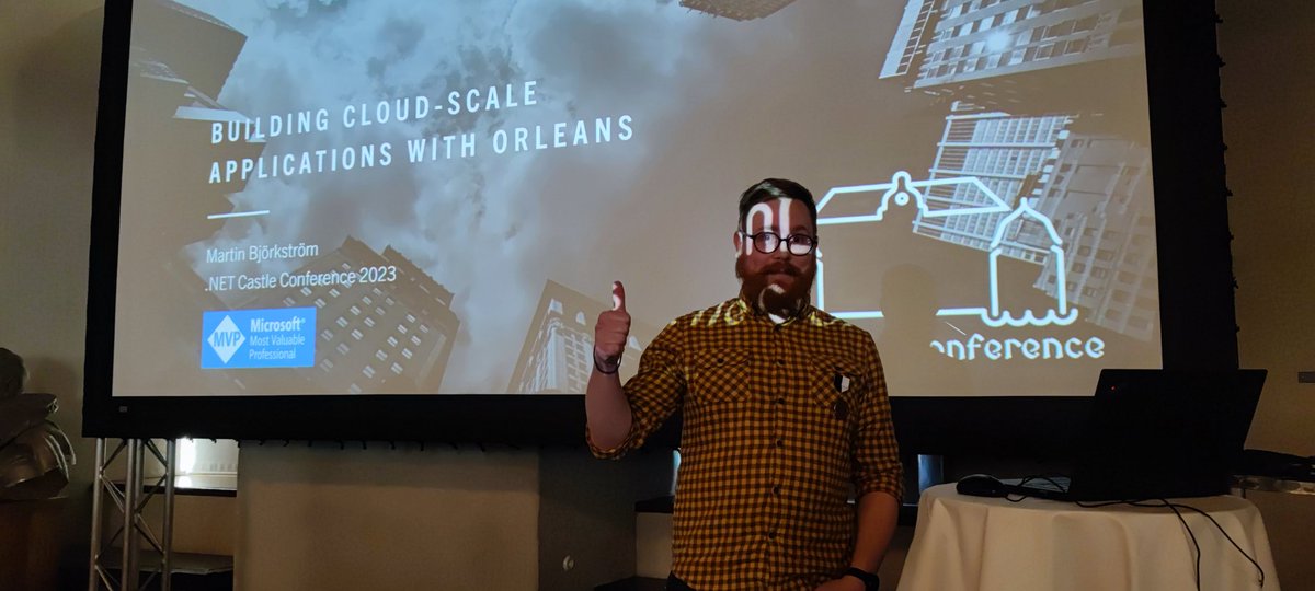 Next up <a href="/bjorkstromm/">Martin Björkström</a> with building cloud-scale applications with orleans