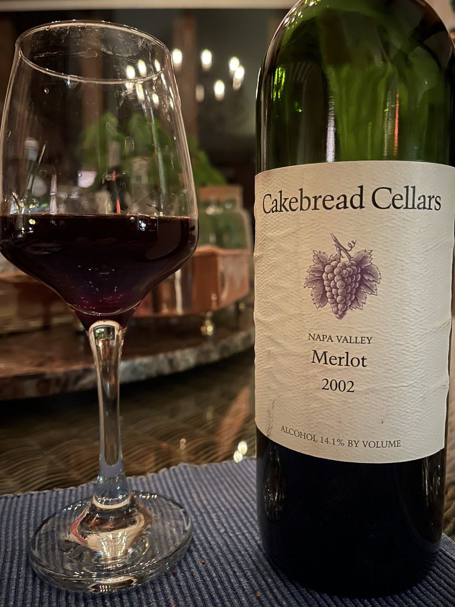 CHARLIEWINES's tweet photo. #winedocuments that is part of #napavalley classics! @CakebreadWines sips of Merlot02’ aged graciously!And made it to #Normandy! Amigos ! @thewinetattoo @winewomansong @FieryRed1 @CalifoniaWines @Specmonkey @DennisCakebread @muladhara @JeremyPalmer7 @pietrosd @NapaVintners #Gems https://t.co/DL0Kmv9aGq