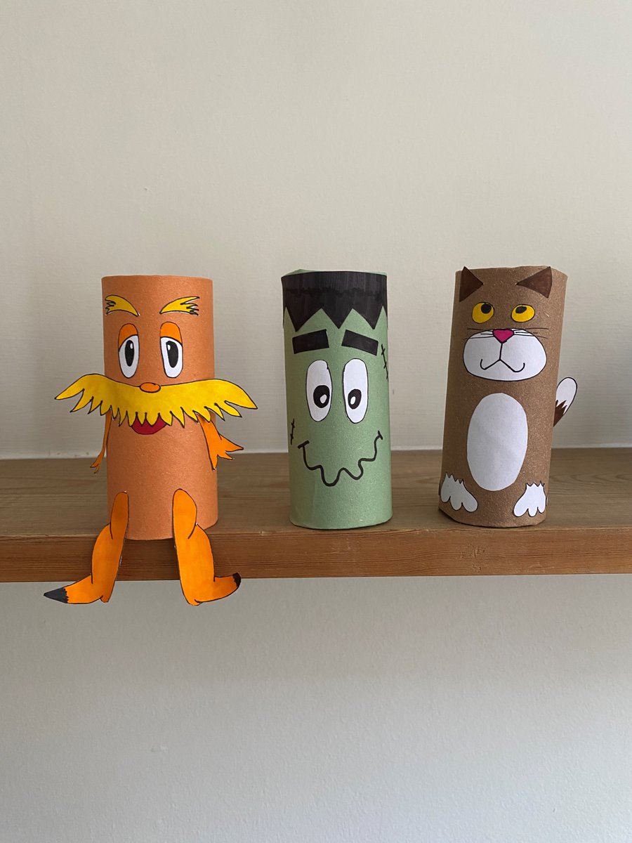 Editorial Assistant Lisa made a trio of characters who I would now love to see team up in an adventure: the Lorax, Frankenstein’s monster, and Mog. As it says in The Lorax: “It’s not about what it is, it’s about what it can become.”