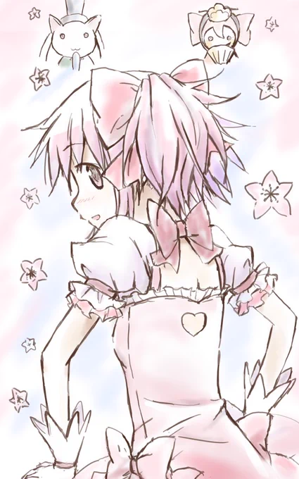もうすぐ ひな祭りということで、以前描かせていただいた、ひな祭り風まどっち。 
