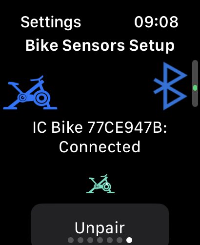 ZoneTrainingApp's tweet image. I hope to add more features to the Apple Watch app in the coming year. Here is the 1st one:

Connect a Schwinn bike (or another bike) via the app's settings page; during the workout, you will see your distance, speed and cadence.