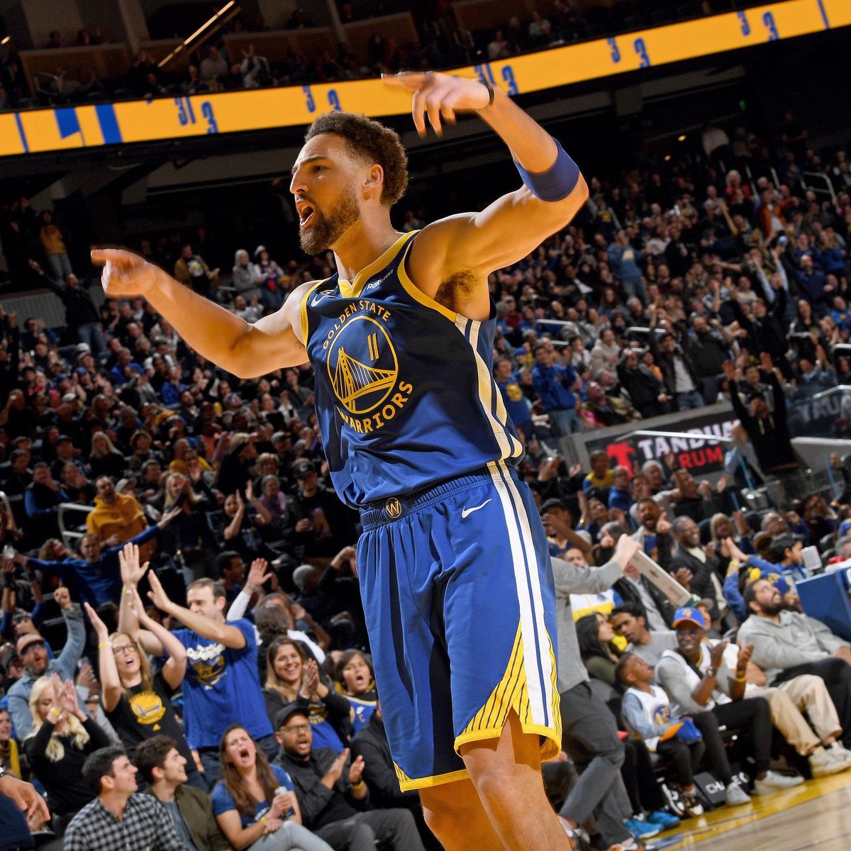 Klay Thompson lanzó un aviso a toda la NBA: “Te prometo una cosa: cuando todos estemos sanos nadie va a querer enfrentarse a nosotros en Play Offs. Te lo garantizo”