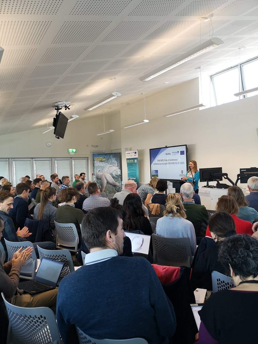 fish_intel's tweet photo. @Dr_Emma_Sheehan and @MirandaKnature have just kicked off the @fish_intel project conference at @PlymUni #DoFishHaveBorders

@Channel_Manche https://t.co/e2gAPs7QNT