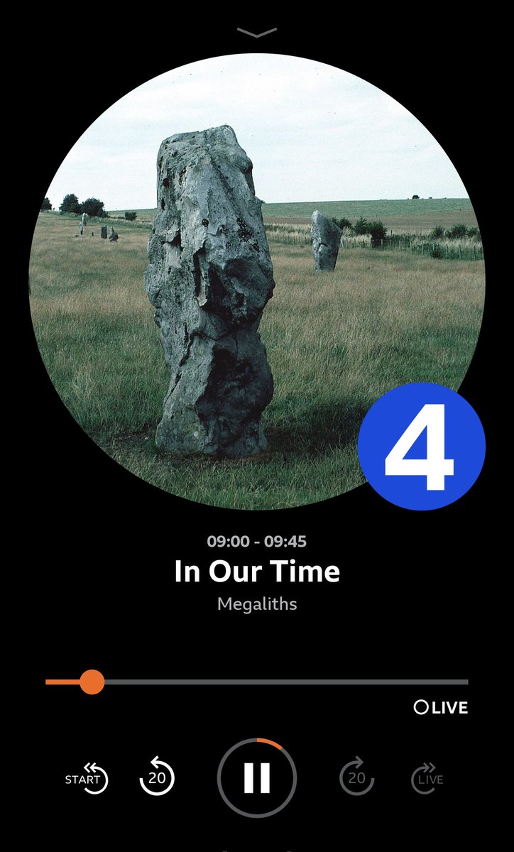 Today's #InOurTime on #bbcr4 is exploring 🪨MEGALITHS🪨 - @SueGreaney, Vicki Cummings & Julian Thomas join Melvyn Bragg to inspect the stones. Rock on, folks!! cc @the_stone_club @weirdwalk @Northern_Earth bbc.co.uk/sounds/brand/b… (episode to appear here shortly)