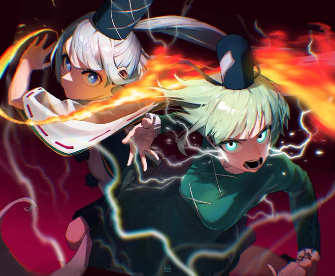 布都&amp;屠自古!#東方Project #東方 #touhou #物部布都 #蘇我屠自古 #イラスト 
