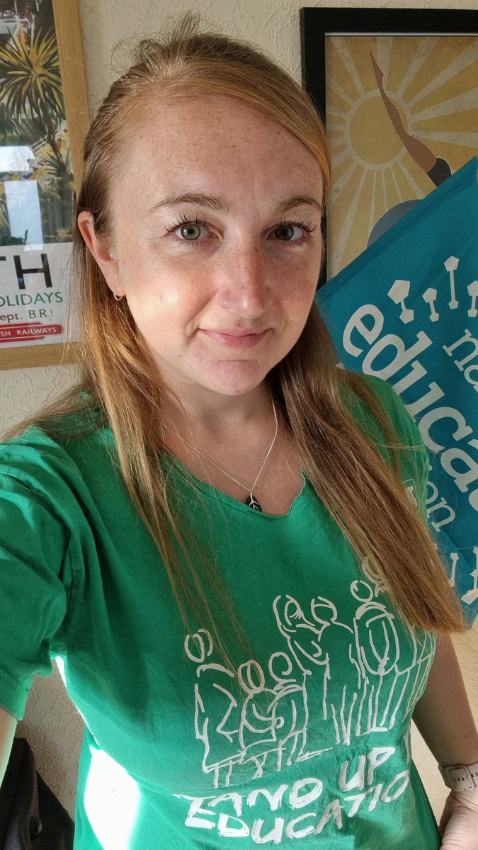 LucieGarland's tweet photo. Not my usual #WorldBookDay outfit, but this is a needs must situation! #SaveOurSchools https://t.co/IW96XFYe9H
