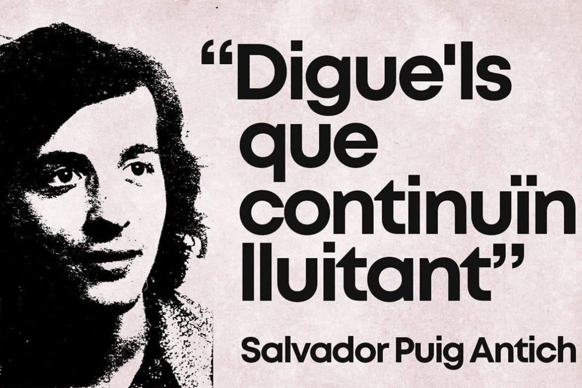 49 anys de l'assassinat de Salvador Puig Antich. Seguim lluitant! #puigantich #Efemeride #SeguimLluitant