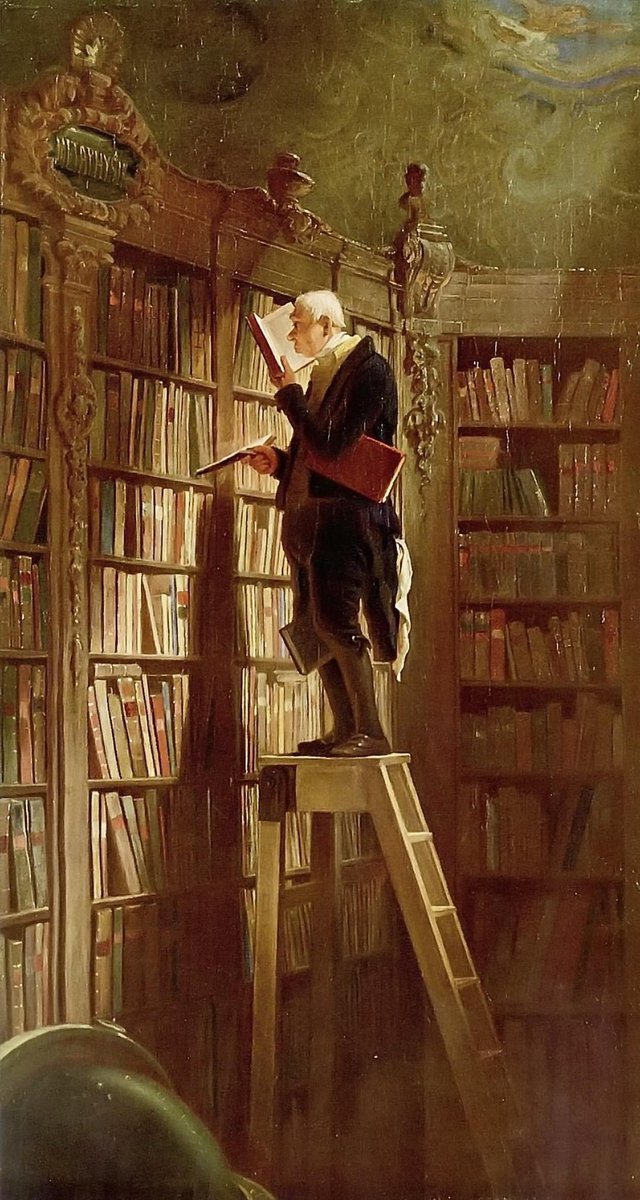 "Wer Bücher schenkt, schenkt Wertpapiere." 

Erich Kästner

Bild: Der Bücherwurm, Carl Spitzweg