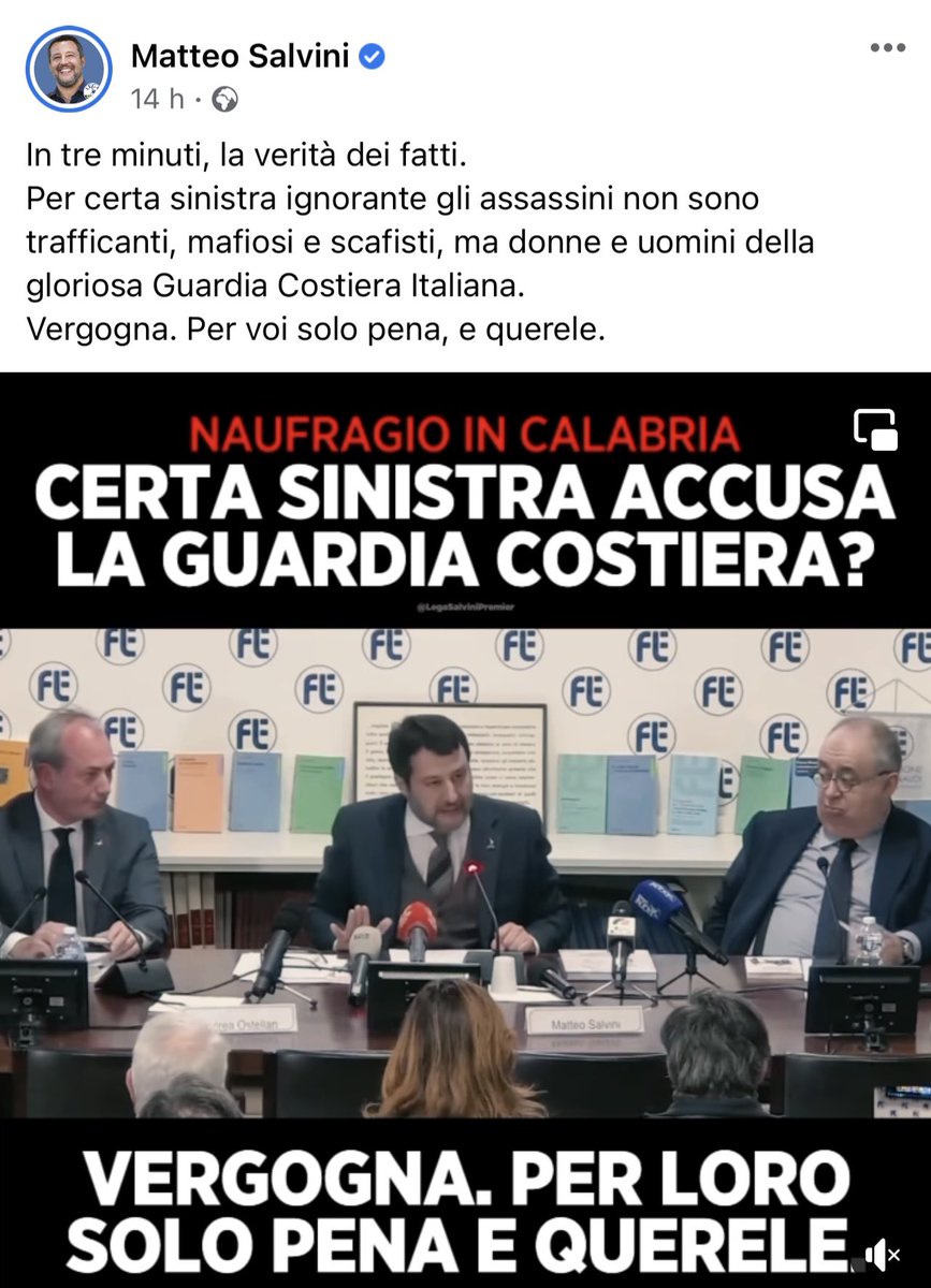 stanzaselvaggia's tweet image. Quindi Salvini può dire “fa politica sulla pelle dei migranti” a Carola Rackete che i migranti li salvava, perché tanto poi usa l’immunità parlamentare. Però se dici tu a lui che fa politica sulla pelle dei migranti ostacolando salvataggi ti querela. Lo sbruffoncello.