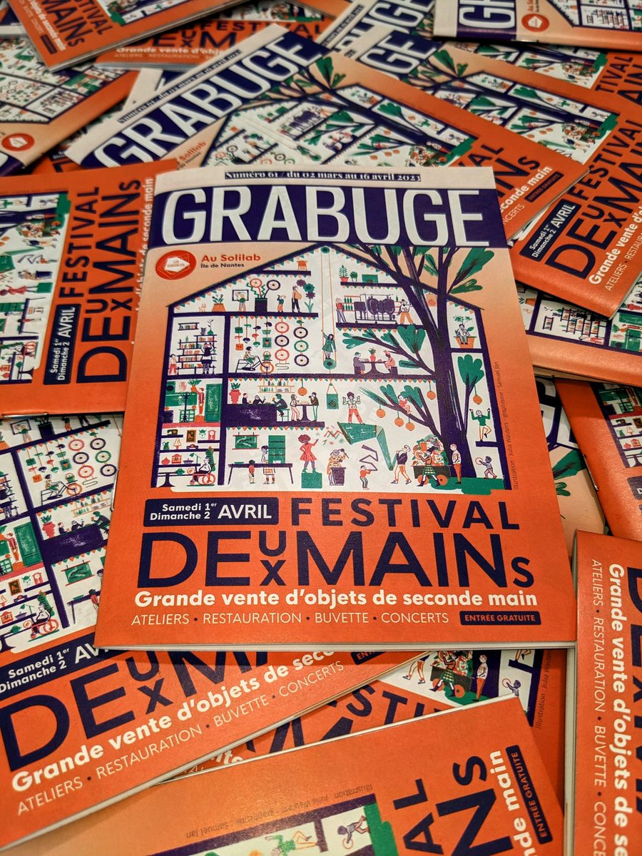 Le nouveau #Grabuge arrive sous le soleil à #Nantes ! Certifié sans articles écrits par IA (malheureusement pour vous).