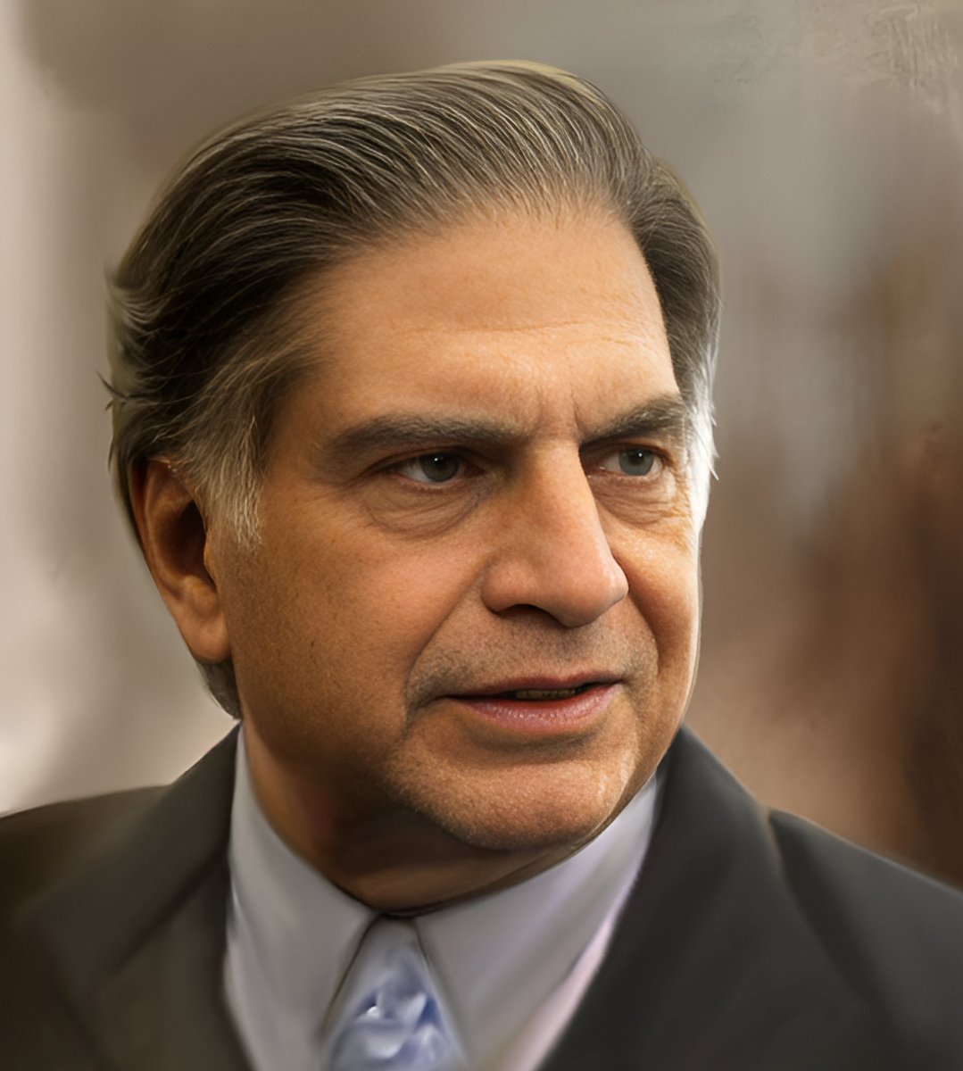 MaxMommu's tweet image. Mindblowing art of Ratan Tata by Ai!
#codeformer
