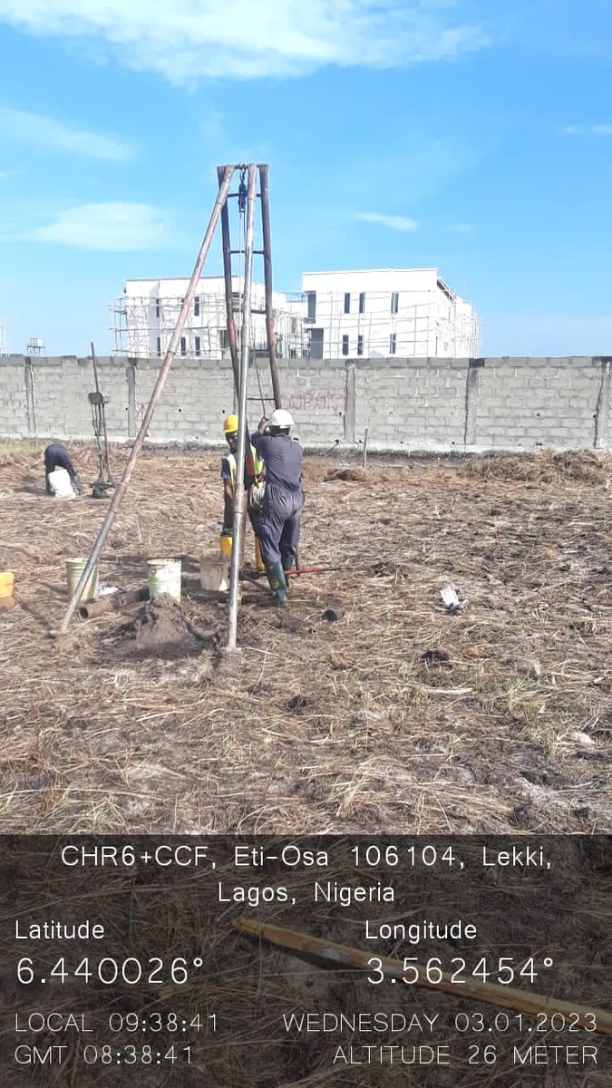 Jonjoe_Geotech's tweet image. Started a couple of days ago and yet we are making huge progress.

Ongoing site work at Megamound estate, Ikota.

Stay tuned for more update!

#geotechnicalengineering 
#geotechnicalconsulting 
#customerservice 
#JonjoeGeotech 
#jonjoegeotechnical