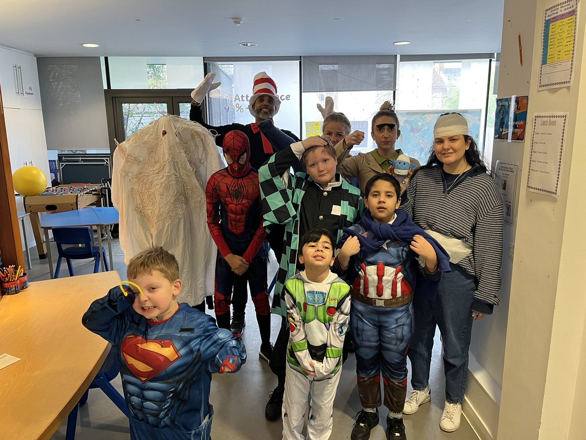 OATBridge1's tweet photo. We are super excited for #WorldBookDay2023 #readingforpleasure #OATfamily https://t.co/2xAlM3KQqL