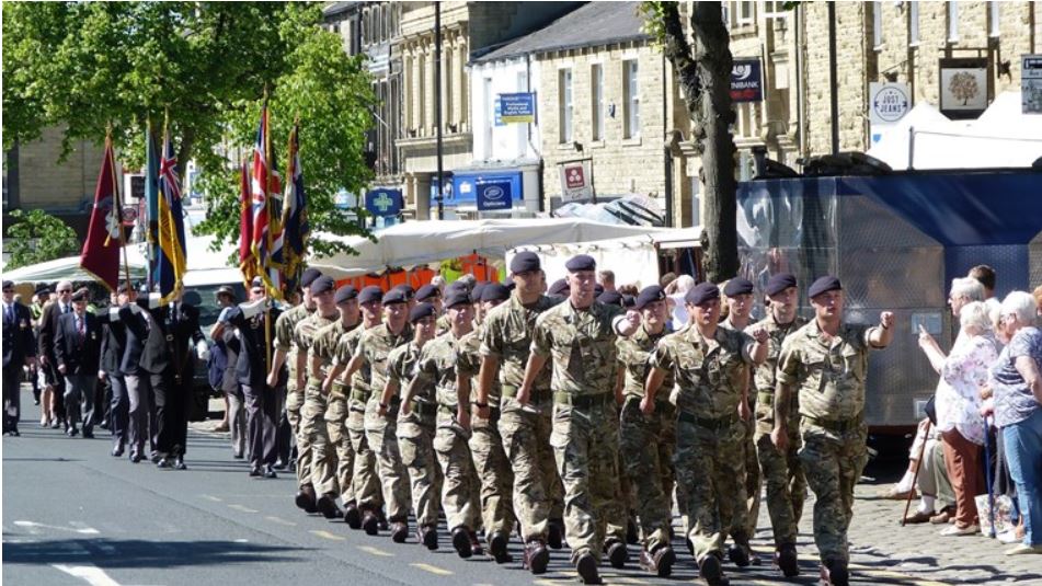 Soldiers from the 5th Regiment Royal Artillery “The Yorkshire Gunners” will be exercising the Freedom of Craven and will parade through Skipton town centre today. Everyone is welcome to come and support the troops by lining the parade route. The parade begins at 11am