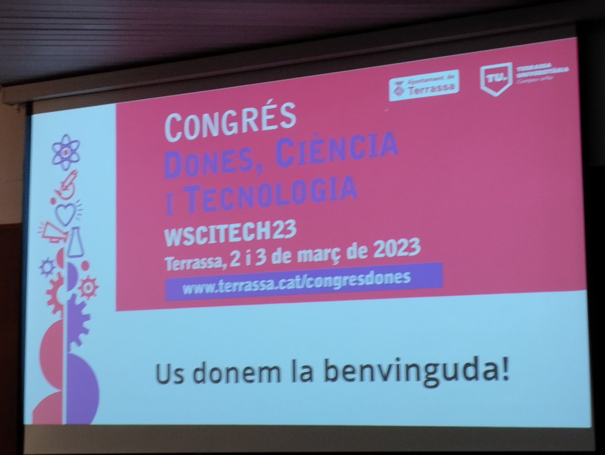 donabalafia's tweet photo. #WSCITECH avui convidades a participar al Congrés Dones, Ciència i Tecnologia.
Moltes ♀️amb força, perseverança i empenta,cultura de la il.lusió i la resistència.
Falta visibilitzar les referents femenines per a fomentar les  #STEM Omplim les xarxes @nuriasalann 
@evafelamelas https://t.co/dXAbeT26By