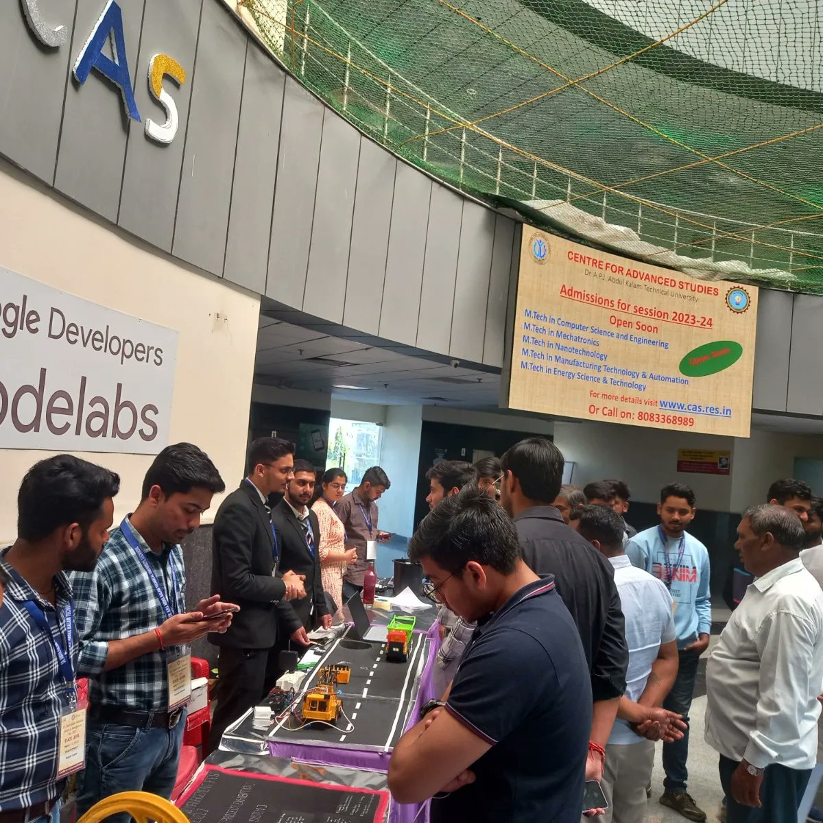 Innovative projects exhibition in Tech Fest 2023, AKTU