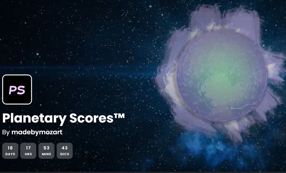 Opensea üzerinden çıkacak yeni NFT koleksiyonu 'Planetary Scores'🪐

Arz: 275
Fiyat: 0.05eth

Düşük arz ve fiyat ile güzel bir potansiyele sahip. Biz de sizler için 10 adet whitelist aldık🎟️

📌Çekiliş: superful.xyz/tracker-academ…
