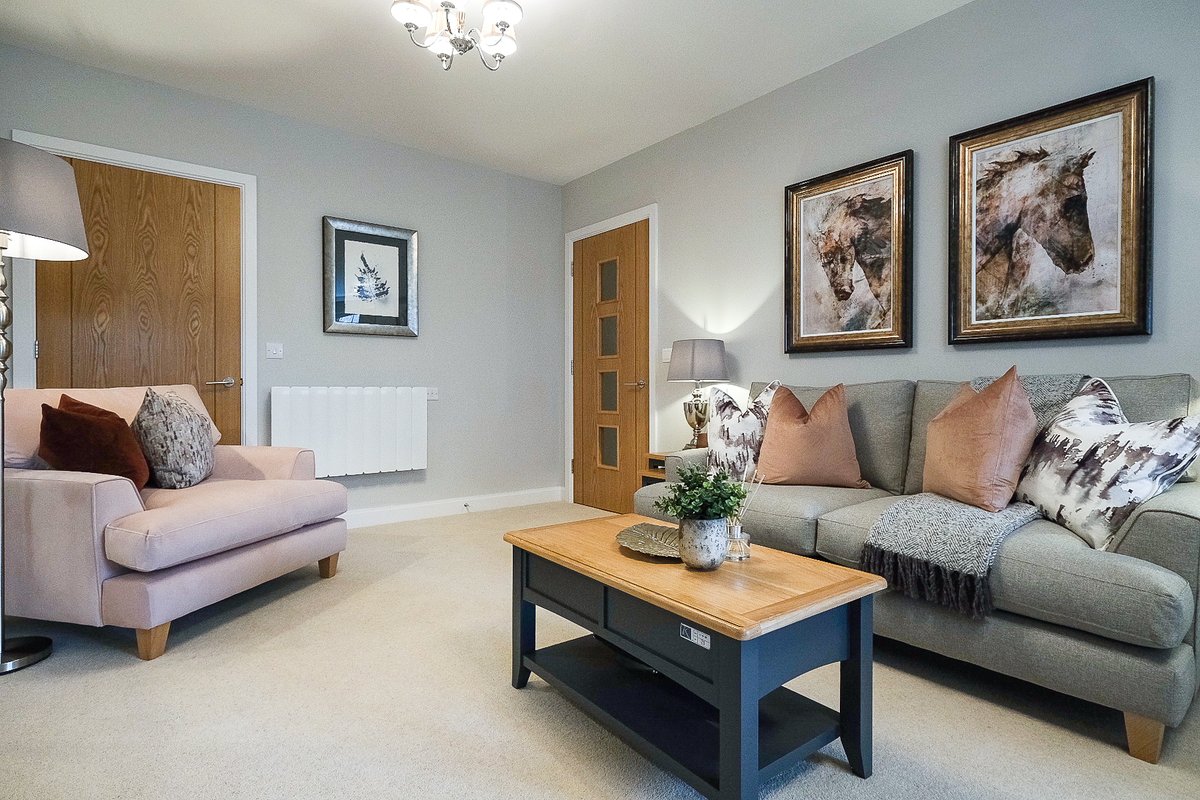 edwardthomasint's tweet image. Retirement living interior design has seen the biggest shift. Today’s bright, open plan apartments benefit from top amenities. Our styling uses trends such as panelling/wallpapering, pastels, botanicals &amp;amp; geometrics to create modern, age-appropriate environments #NewHomesWeek