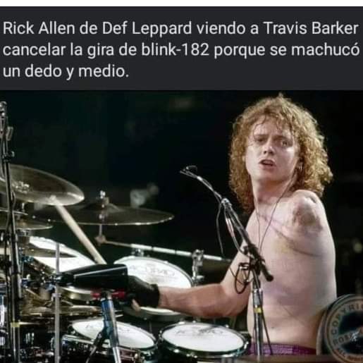 #TravisBarker #RickAllen #blink182 #DefLeppard