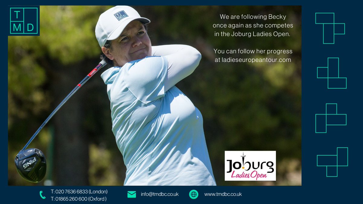 tmdSurveyors's tweet photo. We are following Becky as she competes in the Joburg Ladies Open.

You can join us and follow her progress at https://t.co/OJum4PyZgM

#beckybrewerton #ladiesgolf #Tmd https://t.co/I7iWN0X68I