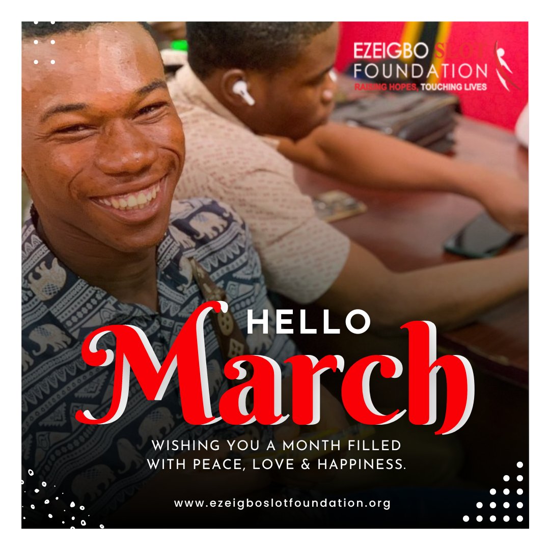 slotfoundation's tweet photo. At the Academy, we keep marching towards our purpose. ✅👏🎉
-
Happy New Month 🥳
-
-
#ezeigboslotfoundation #happynewmonth #march2023 #slotacademy https://t.co/uh3gM5nTZt