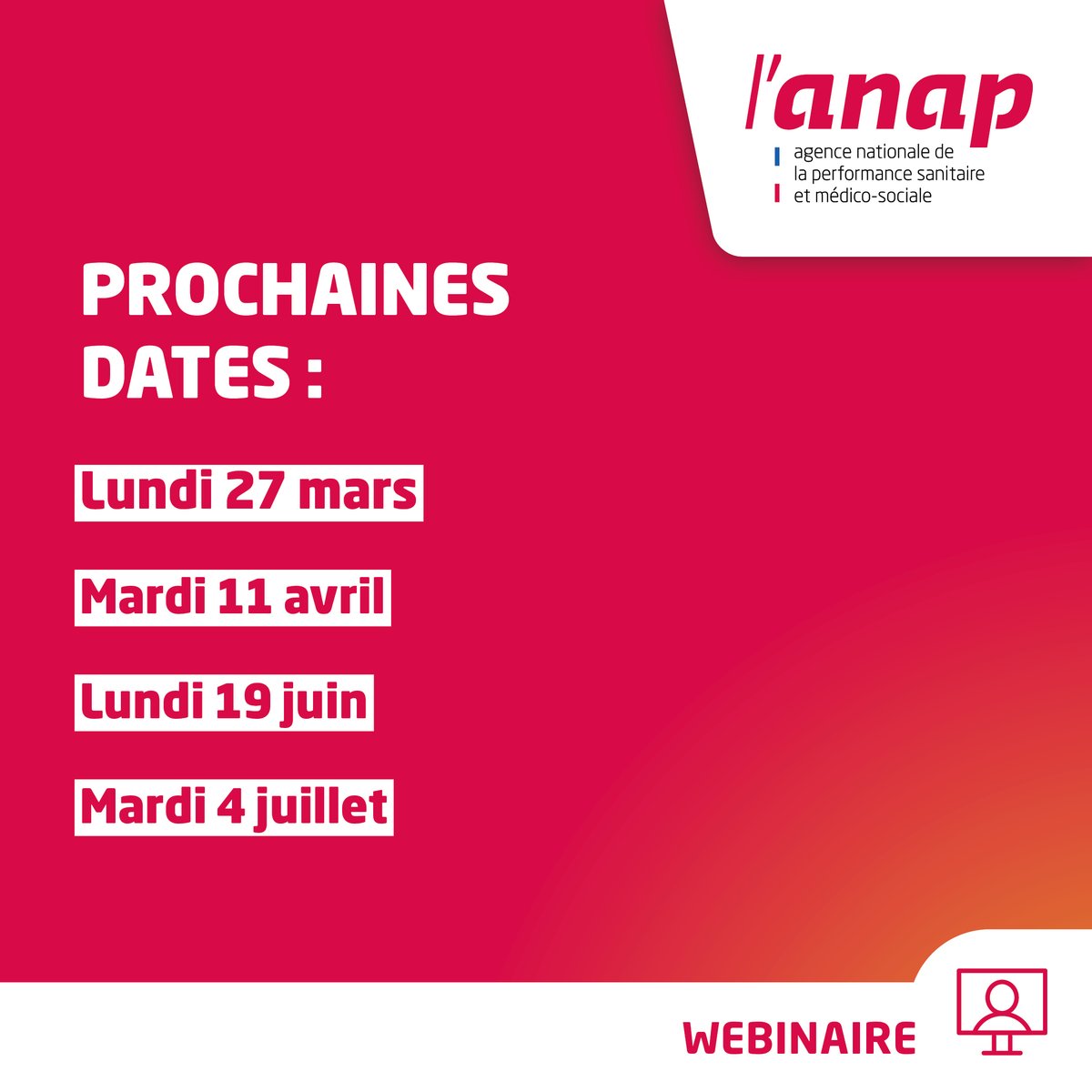 Prêt à maîtriser l'art de la négociation collective ? 

Les experts #RH de l'Anap &amp; <a href="/QHenaff/">Henaff Quentin</a> de <a href="/laFHF/">FHF</a>, vous proposent un #webinaire pour réussir à prévenir &amp; gérer les conflits dans la fonction publique hospitalière. 

Pour s'inscrire c'est par ici 👇
anap.fr/s/evenement?ev…