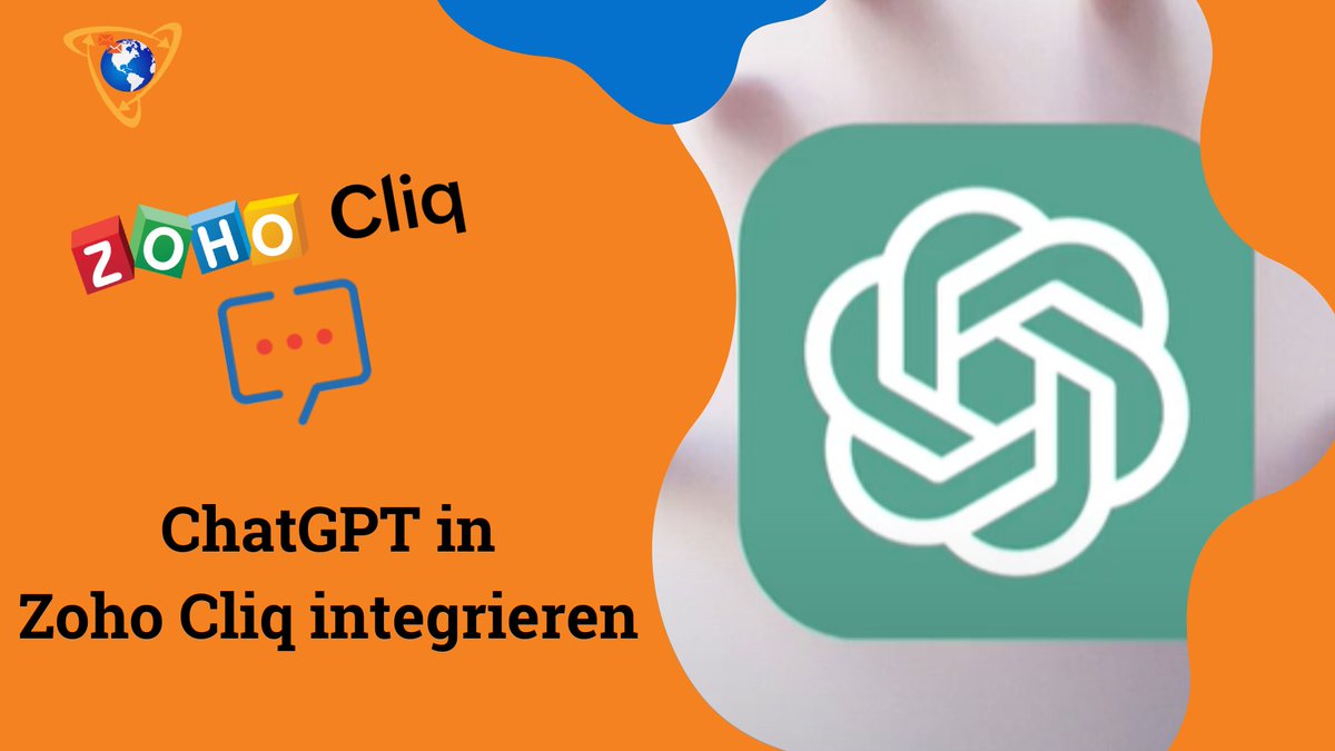 Toschi71's tweet photo. Möchtest Du ihn in Zoho Cliq integrieren?

https://t.co/TTLqMqSrfs  

Lies weiter, um zu erfahren, wie du ChatGPT in Zoho Cliq integrieren kannst und von den Vorteilen des KI-gesteuerten Chatbots für dein Unternehmen profitieren. https://t.co/RpxMTzsiL8