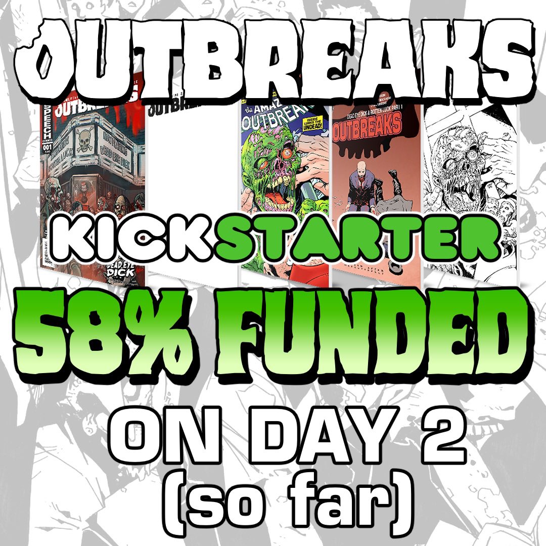 We’re 58% funded! Can you help us get to 60% today? THANK YOU folks SO MUCH for ALL the pledges so far! I still need YOUR HELP to get my comic colored & printed! Campaign is LIVE on Kickstarter: kickstarter.com/projects/speec… Read 5 pages for FREE at: speechcomics.com