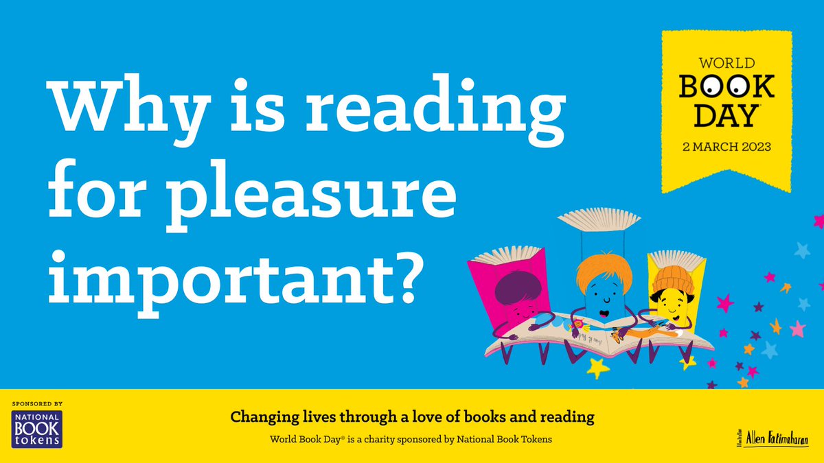 Here are 5 stats that show why #WorldBookDay is so important. Our mission is to change lives through a love of books and reading. You can support World Book Day’s charitable cause - find more about donating here: worldbookday.com/fundraising/ 🔽