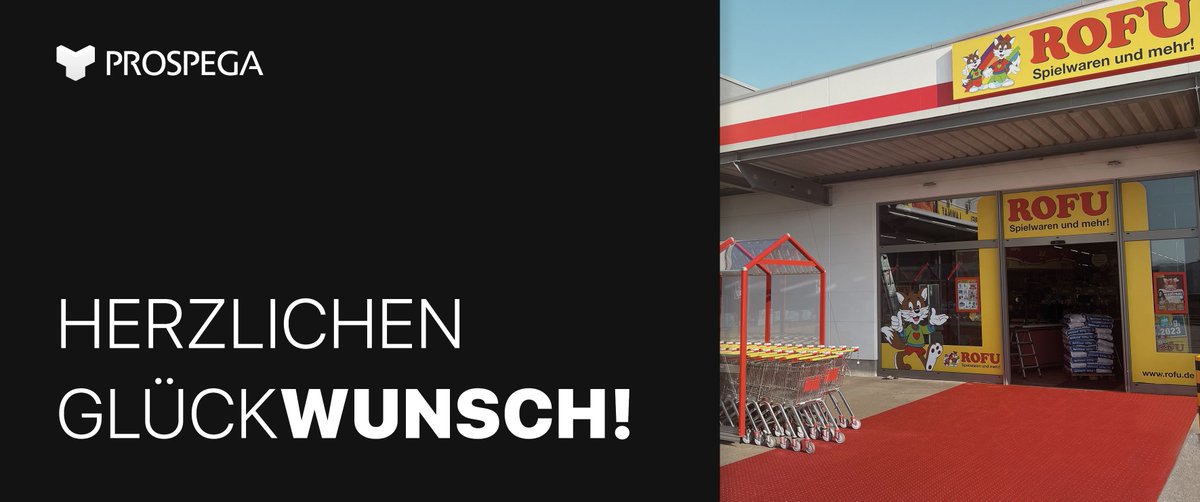 haushaltwerbung's tweet image. Alles Gute zur Erföffnung der 100. Filiale von Rofu Kinderland. prospega.de/de/blog/der-ro… #Expansion #Handel #Spielwaren #Toys #Schwandorf #Neueröffnung #RoterTeppich