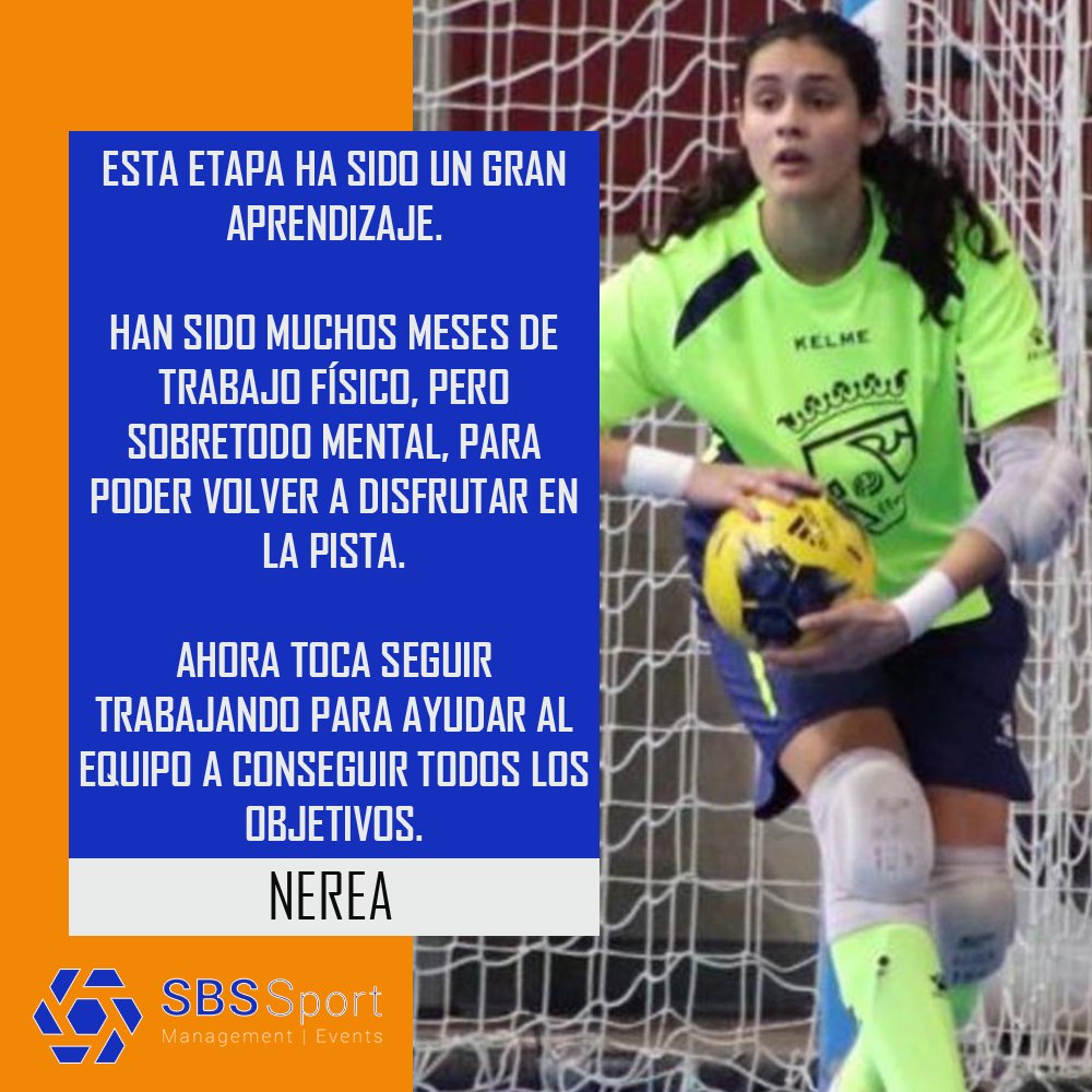 _SBS_Sport's tweet photo. @nereafg11  está de vuelta.

Han sido muchos meses de trabajo a la sombra para poder volver de la mejor manera posible.

#sbssport #sbsplayers #sbsfutsalfem #futsalfem https://t.co/V8Ap5TKM7B