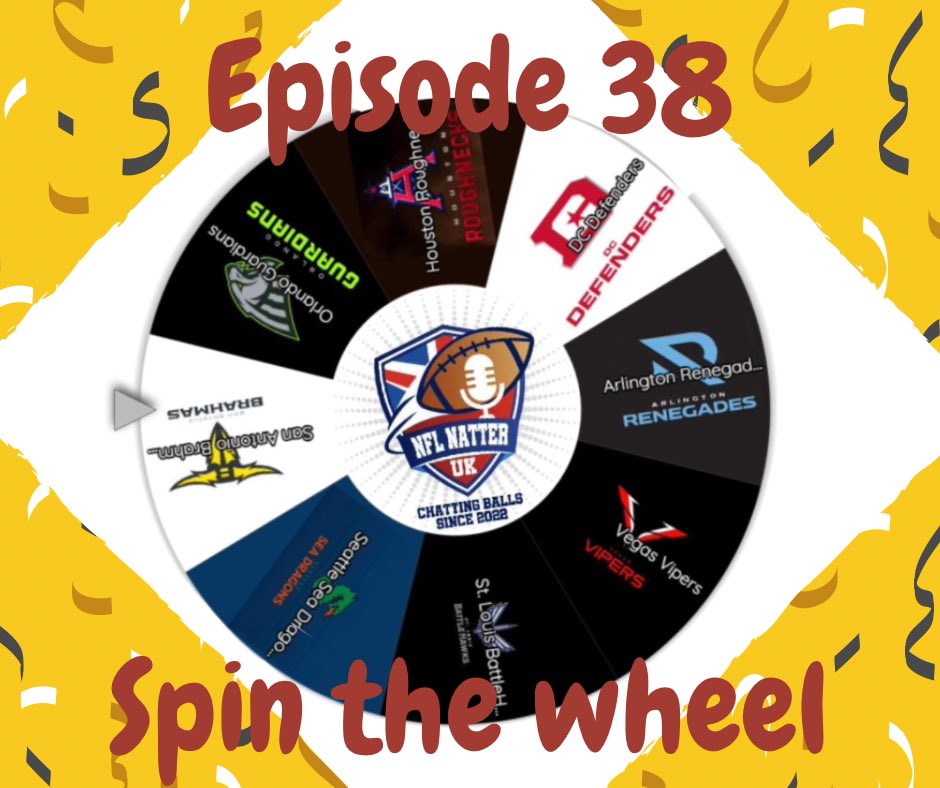 🚨 New Episode Alert 🚨 
This week the lads pick their XFL teams #NFL #XFL #podcast