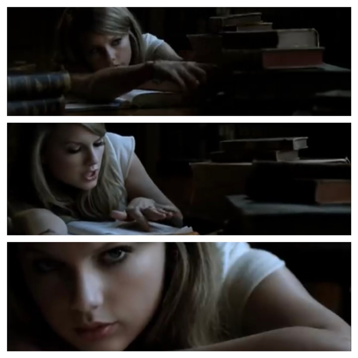 I'm studying with Taylor in the library now.