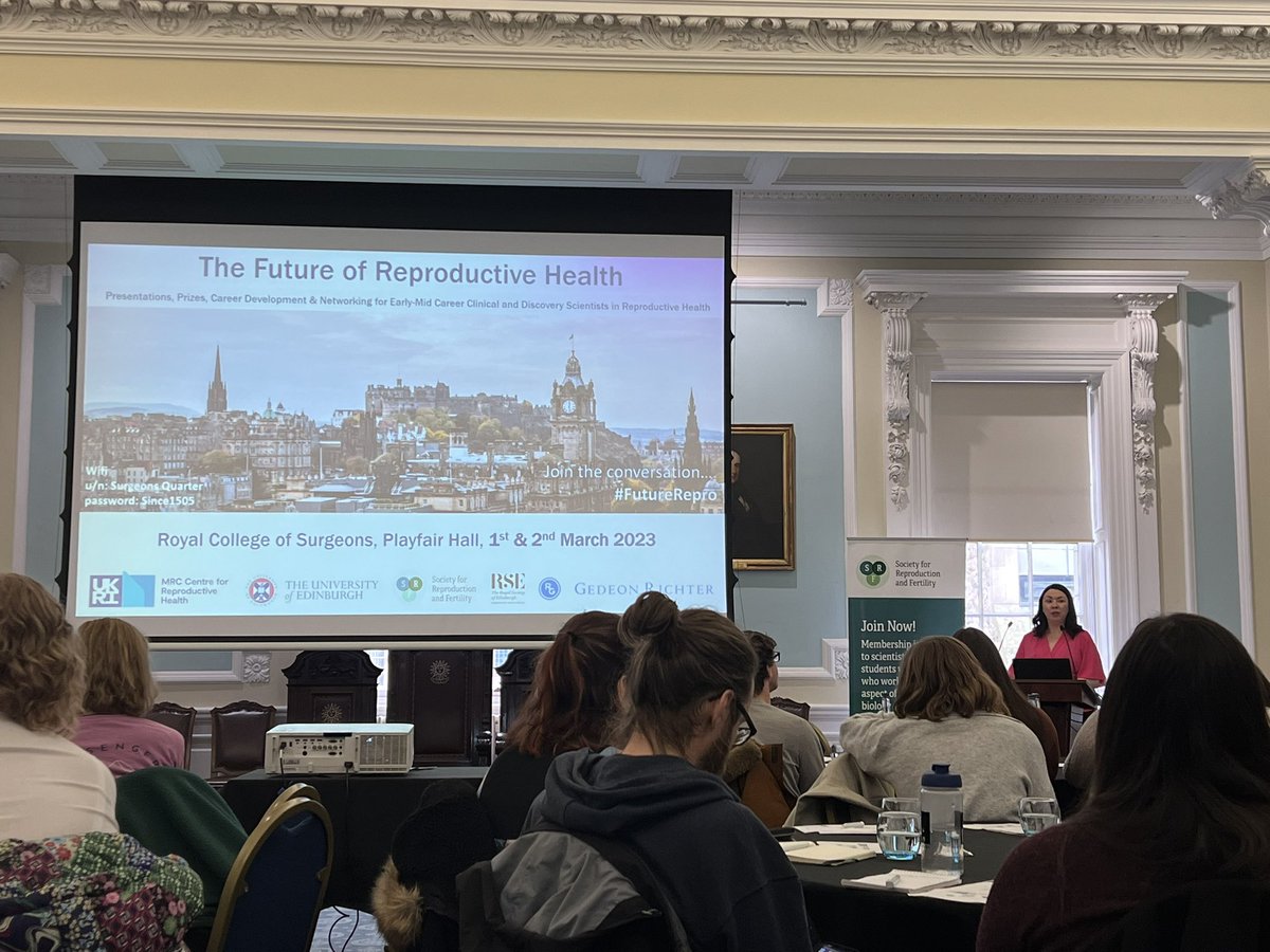scootmackenzie's tweet photo. Really inspirational start to day 2 at #FutureRepro hearing @MonicaLennon7 speak about championing womenβs health and changing legislation in Scotland to make period products free for all https://t.co/51I7DDXV3t