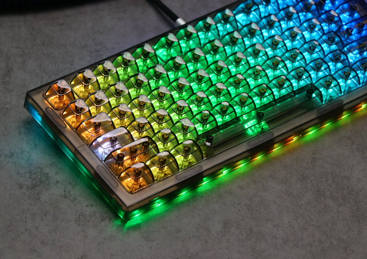 うのにもお得な Feker Alice75 aluminum green メカニカルキーボード