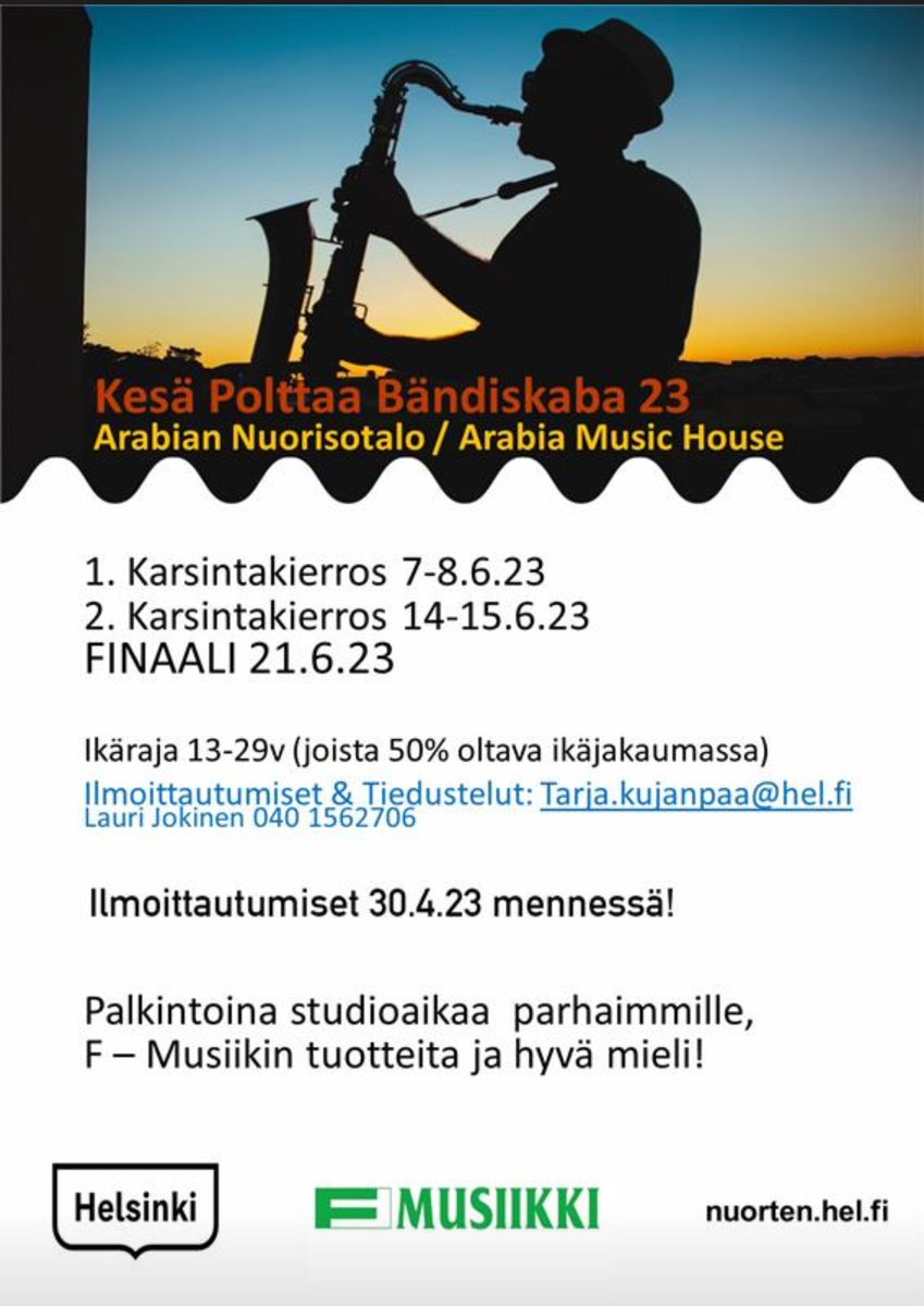 #BändiSkaba #ArabianNuorisotalo 
#NuortenHelsinki #Rock #Music #Helsinki #Musiikki