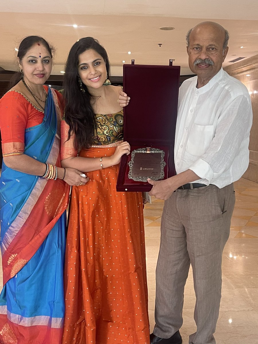 Appa received #sangeetnatakacademi award🤗