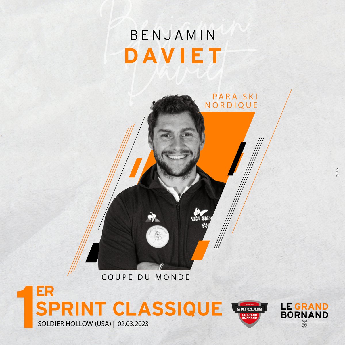 🥇 35ème victoire en coupe du monde pour Benjamin Daviet, qui s'impose sur le Sprint classique en para ski de fond à Soldier Hollow (USA) ! 👏👏

<a href="/FIS_news/">FIS</a>

<a href="/FedFranceSki/">FFS - Fédération Française de Ski</a>

#Paraskidefond #ski #mongrandbo #legrandbornand #champion