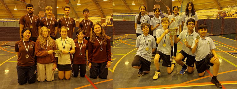 BadmintonScot's tweet photo. SSBU Round Up: Gibb Memorial Secondary Quaichs 🏸

On Wednesday 1 March it was the turn of the secondary schools to take part in the Gibb Memorial Quaich. There were 2 groups. 4 teams played in the under 14 event and 5 in the senior.

Read more 👇
https://t.co/3AkVsErmNQ https://t.co/3m2a37jy6m