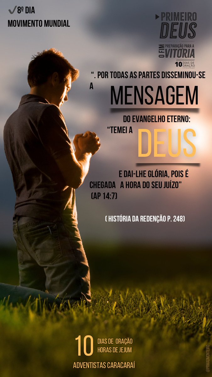 #primeiroDeus #10DiasdeOração