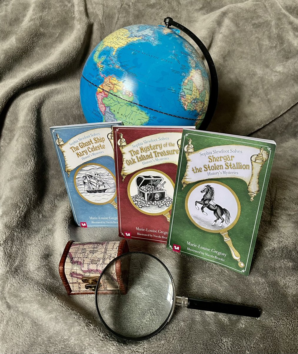 SSlewfoot's tweet image. Happy World Book Day! 📚
Amid costume, craft &amp;amp; character fun, remember today is about #readingforpleasure! ‘Sophia Slewfoot Solves History’s Mysteries’ books are perfect for age 7-11📚🗺️🧭🏴‍☠️👑🐎📚 sophiaslewfoot.co.uk
#WorldBookDay #childrensbooks #kidsbooks #HistoricalFiction