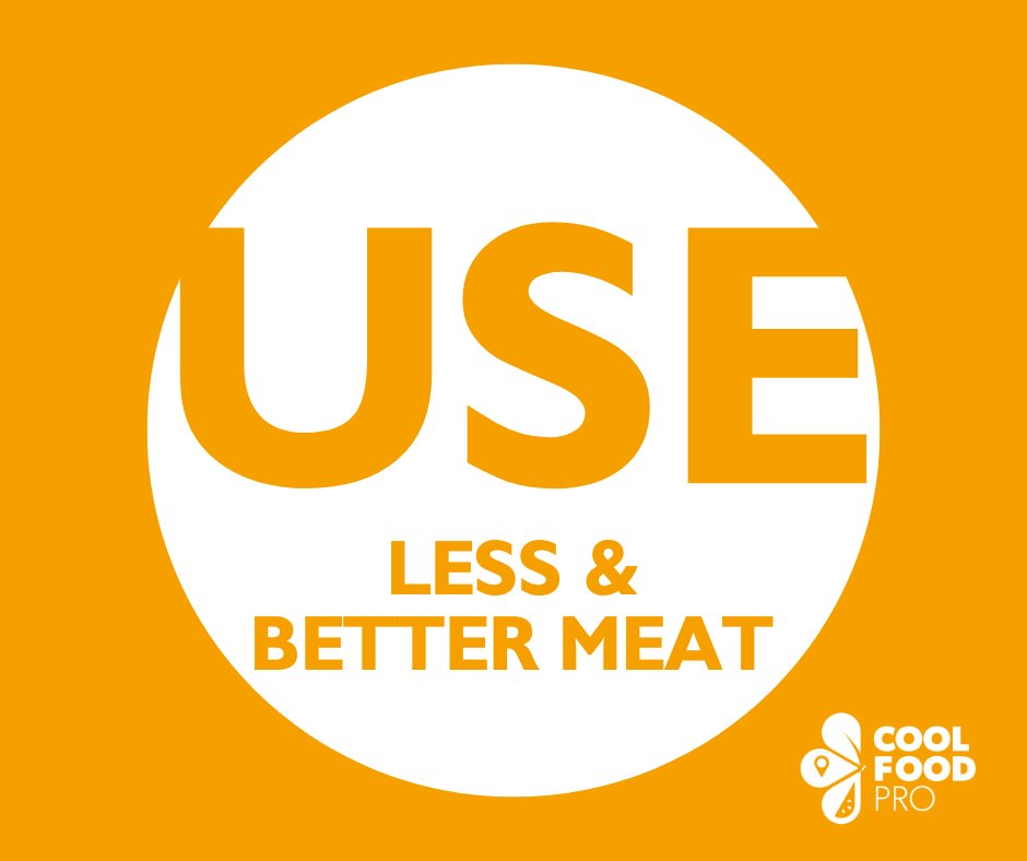 Did you know reducing the amount of meat in your menus can save you money? 💶

This money can be then spent on better meat for your customers, improving taste and quality 🥩

Use the #CoolFoodPro calculator to help reduce your meat today!